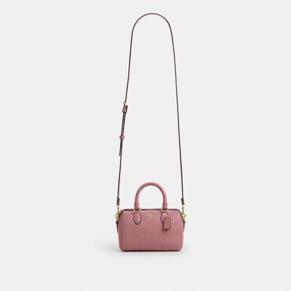 Mini sac bandoulière Rowan en cuir Signature