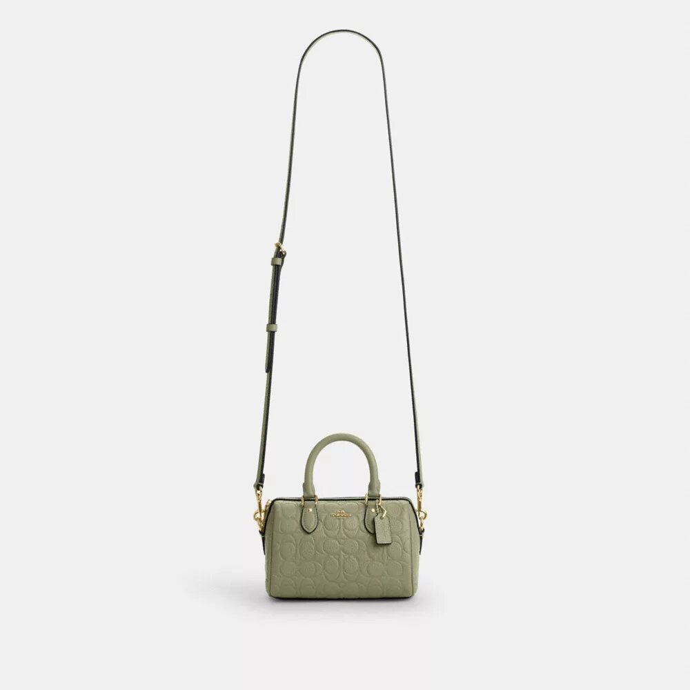 Mini sac bandoulière Rowan en cuir Signature
