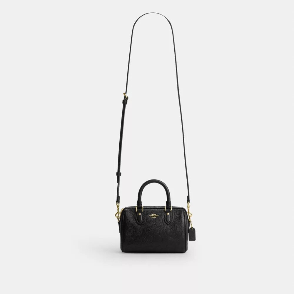 Mini sac bandoulière Rowan en cuir Signature