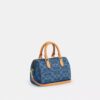 Mini sac bandoulière Rowan en denim emblématique