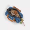 Mini sac bandoulière Rowan en denim emblématique