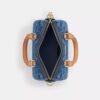 Mini sac bandoulière Rowan en denim emblématique