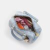 Mini sac bandoulière Rowan en denim usé avec Charms