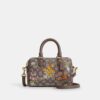 Mini sac bandoulière Rowan en jacquard emblématique avec broderie florale