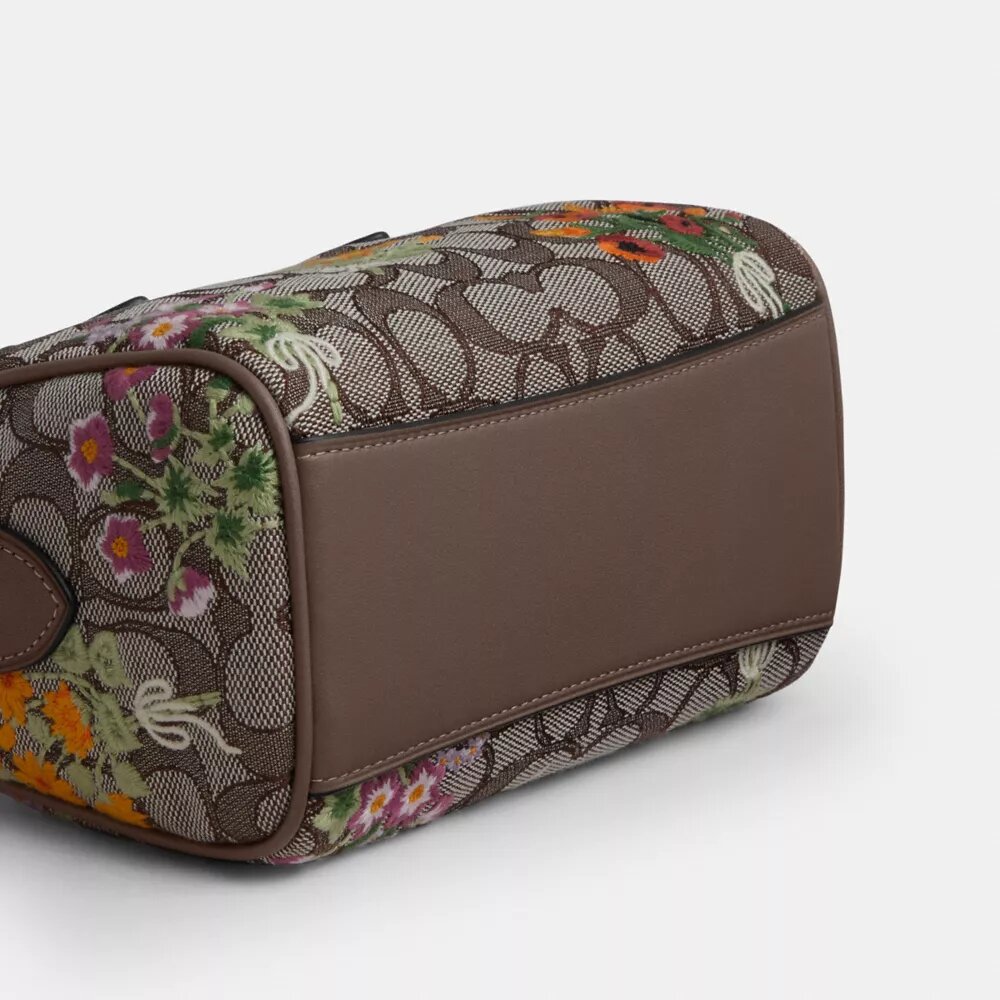 Mini sac bandoulière Rowan en jacquard emblématique avec broderie florale