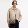 Mini sac bandoulière Rowan en jacquard emblématique avec broderie florale