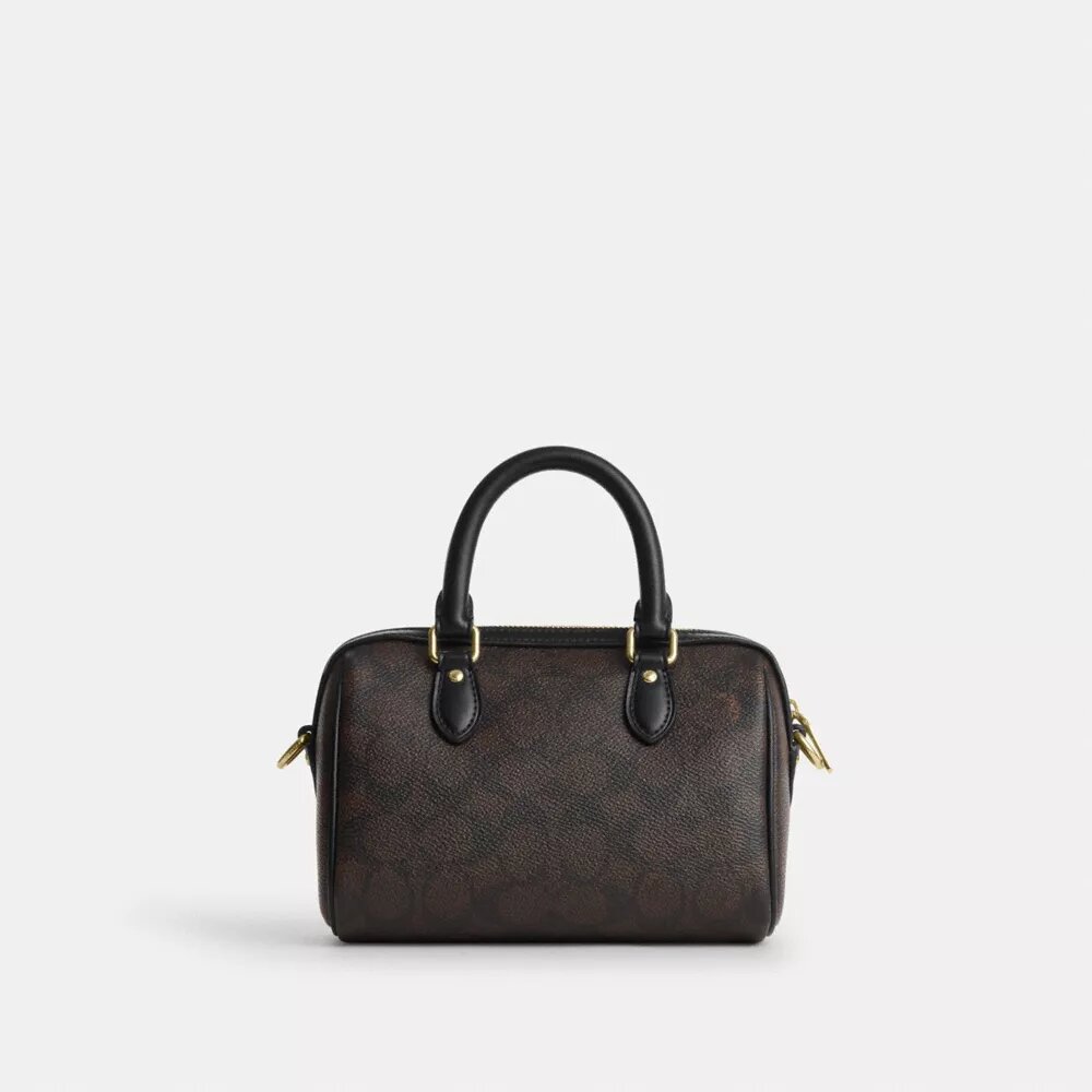 Mini sac bandoulière Rowan en Signature Canvas