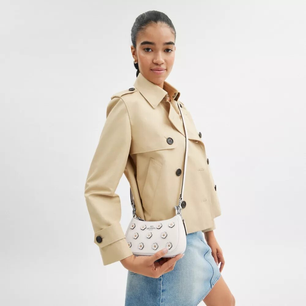 Mini sac à bandoulière Teri avec application florale