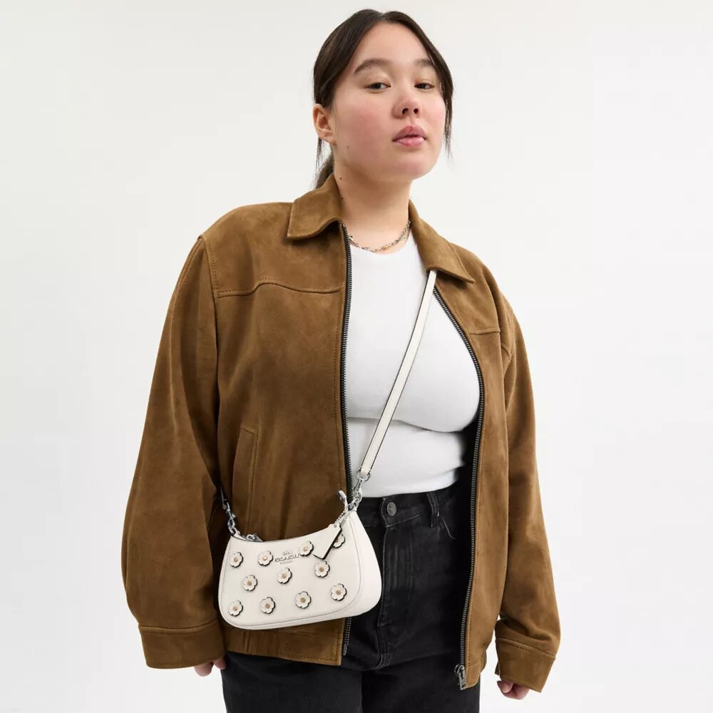 Mini sac à bandoulière Teri avec application florale