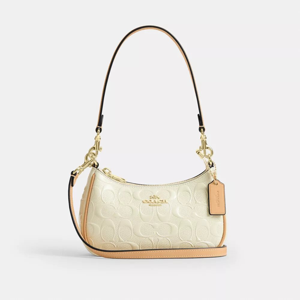Mini sac bandoulière Teri en cuir signature