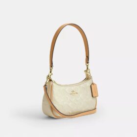 Mini sac bandoulière Teri en cuir signature