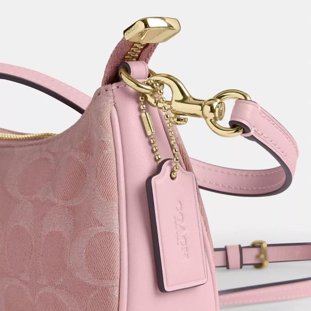 Mini sac à bandoulière Teri en denim emblématique