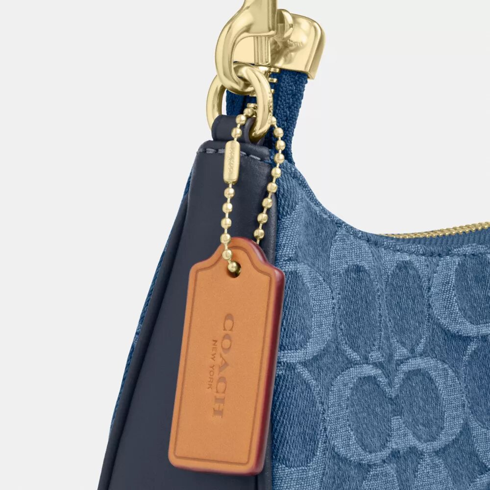 Mini sac à bandoulière Teri en denim emblématique