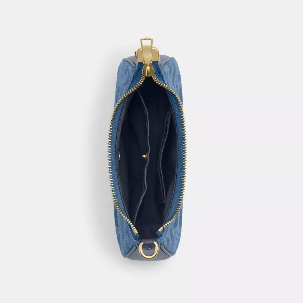 Mini sac à bandoulière Teri en denim emblématique