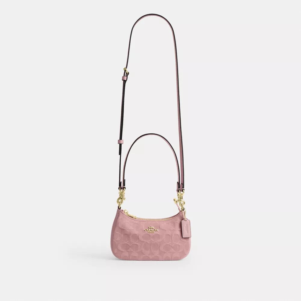 Mini sac à bandoulière Teri en denim emblématique