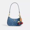 Mini sac à bandoulière Teri en denim emblématique