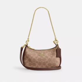Mini sac bandoulière Teri en Signature Canvas