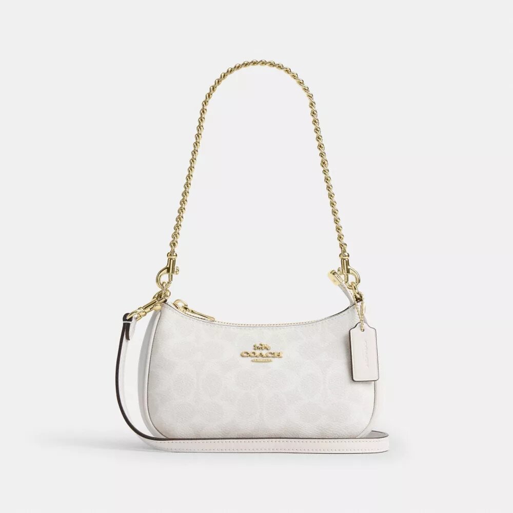 Mini sac bandoulière Teri en Signature Canvas
