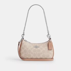Mini sac bandoulière Teri en Signature Canvas