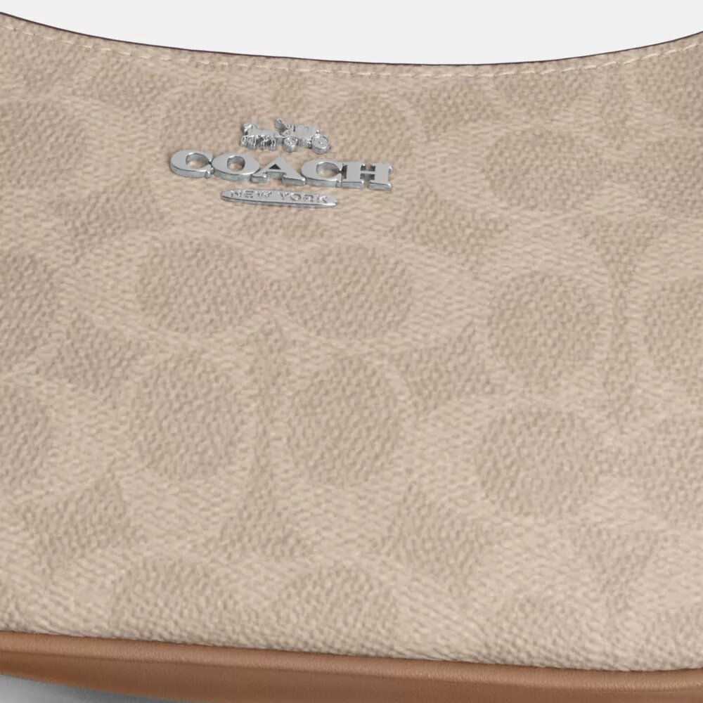 Mini sac bandoulière Teri en Signature Canvas