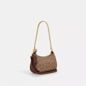 Mini sac bandoulière Teri en Signature Canvas