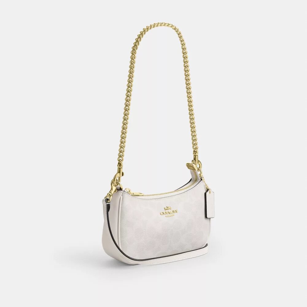 Mini sac bandoulière Teri en Signature Canvas