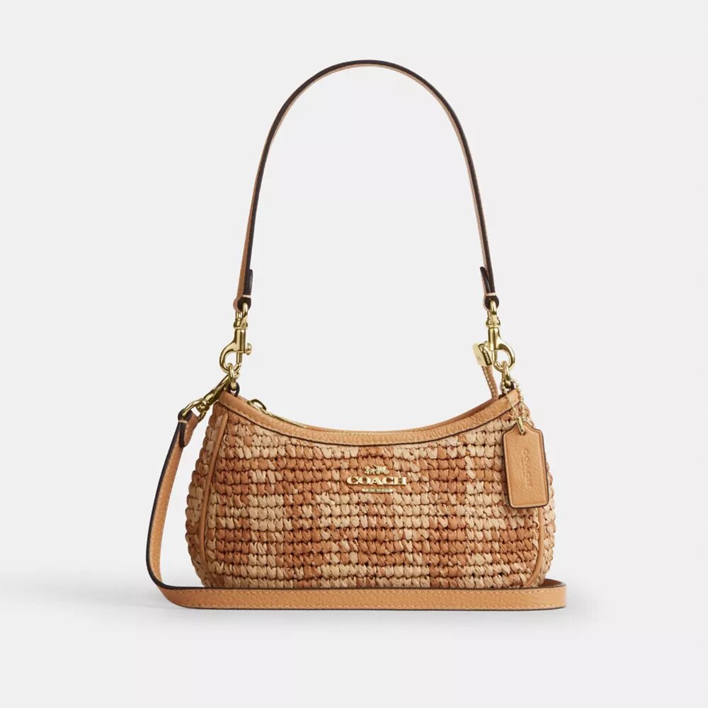 Mini sac à bandoulière Teri à imprimé vichy
