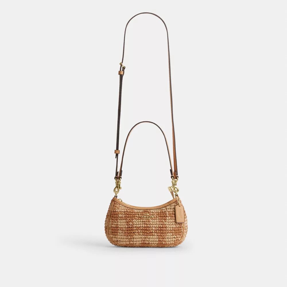 Mini sac à bandoulière Teri à imprimé vichy