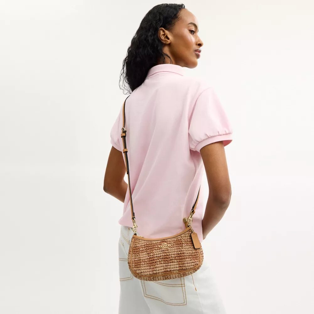 Mini sac à bandoulière Teri à imprimé vichy