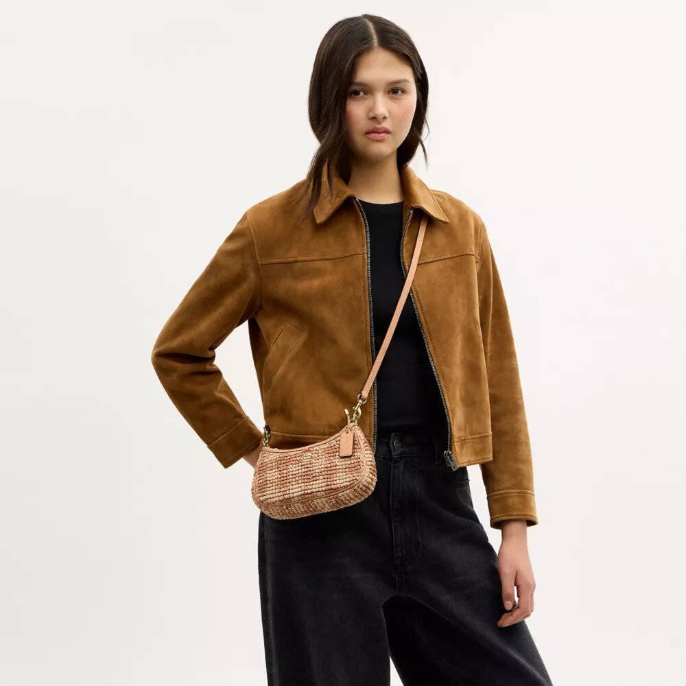 Mini sac à bandoulière Teri à imprimé vichy
