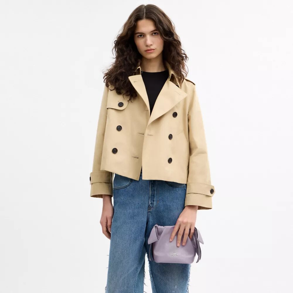 Mini-sac à cordon Faye avec nœuds