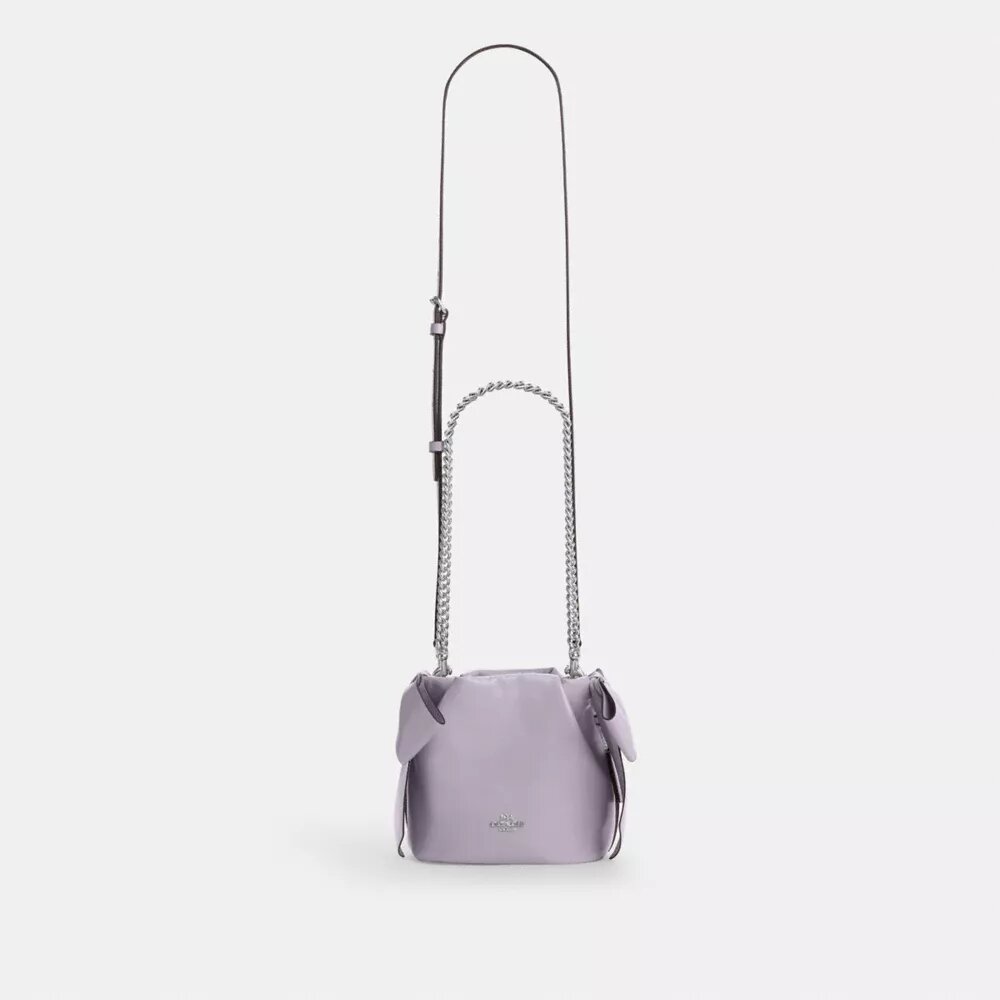 Mini-sac à cordon Faye avec nœuds
