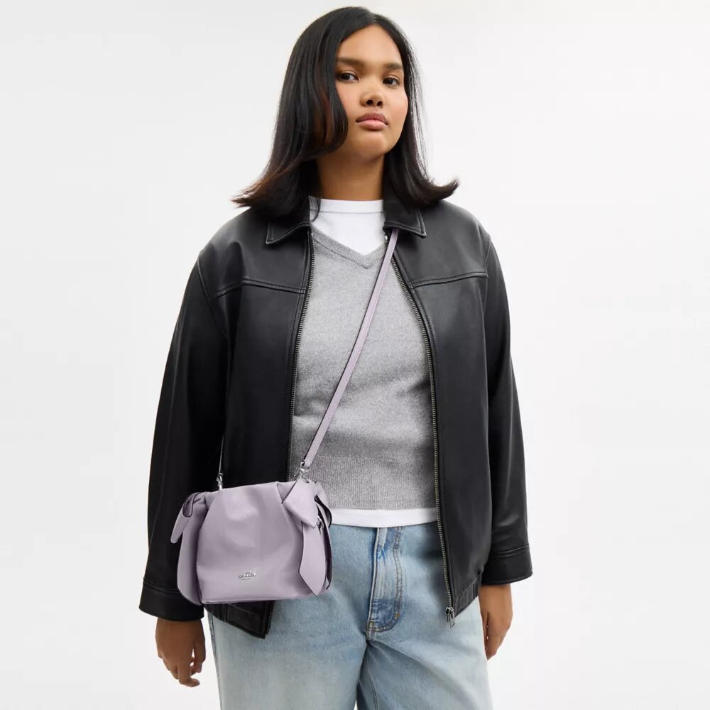 Mini-sac à cordon Faye avec nœuds