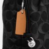 Mini-sac à cordon Faye en denim Signature