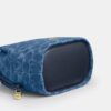 Mini-sac à cordon Faye en denim Signature