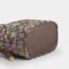 Mini-sac à cordon Faye en jacquard emblématique avec broderie florale
