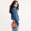 Mini-sac à cordon Faye à rayures