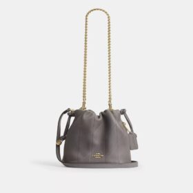 Mini-sac Faye à cordon de serrage et matelassage