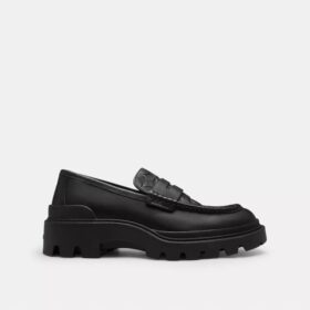 Mocassins en cuir emblématique