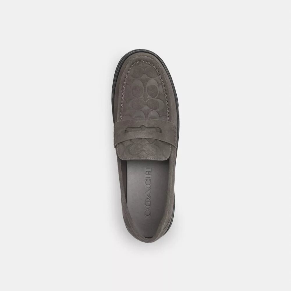 Mocassins hybrides avec motif signature