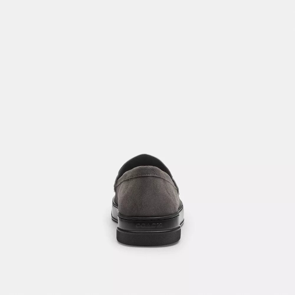 Mocassins hybrides avec motif signature