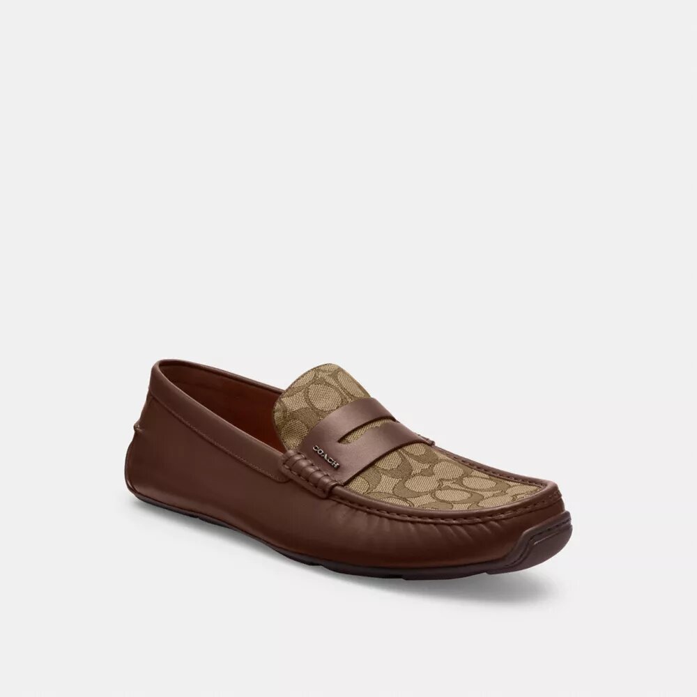 Mocassins Liam en jacquard emblématique