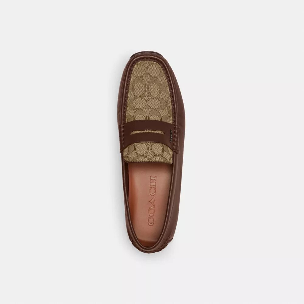 Mocassins Liam en jacquard emblématique