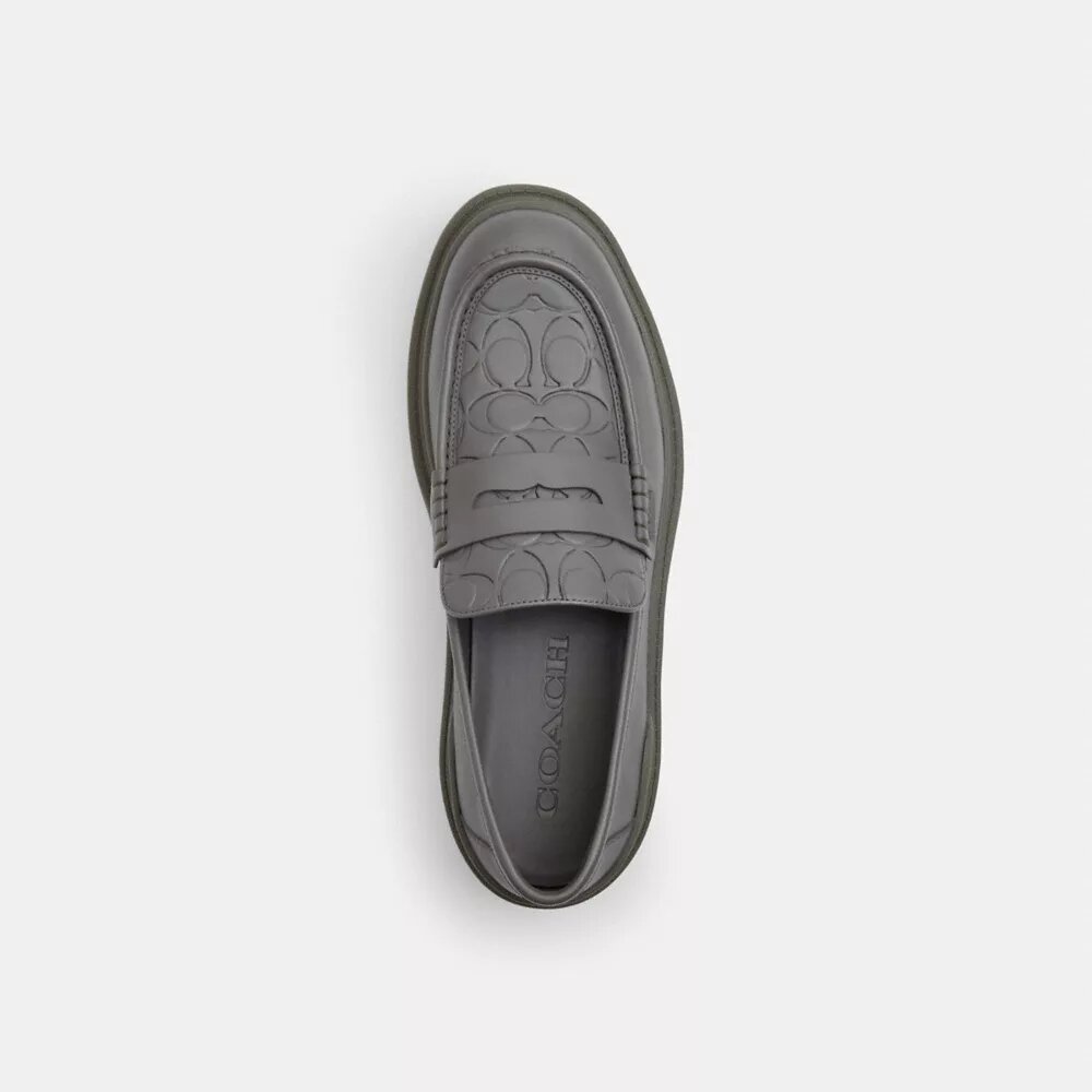 Mocassins à motif signature
