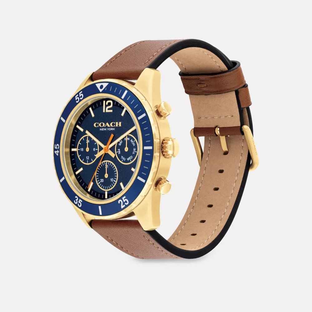 Montre chronographe Cole, 44 mm