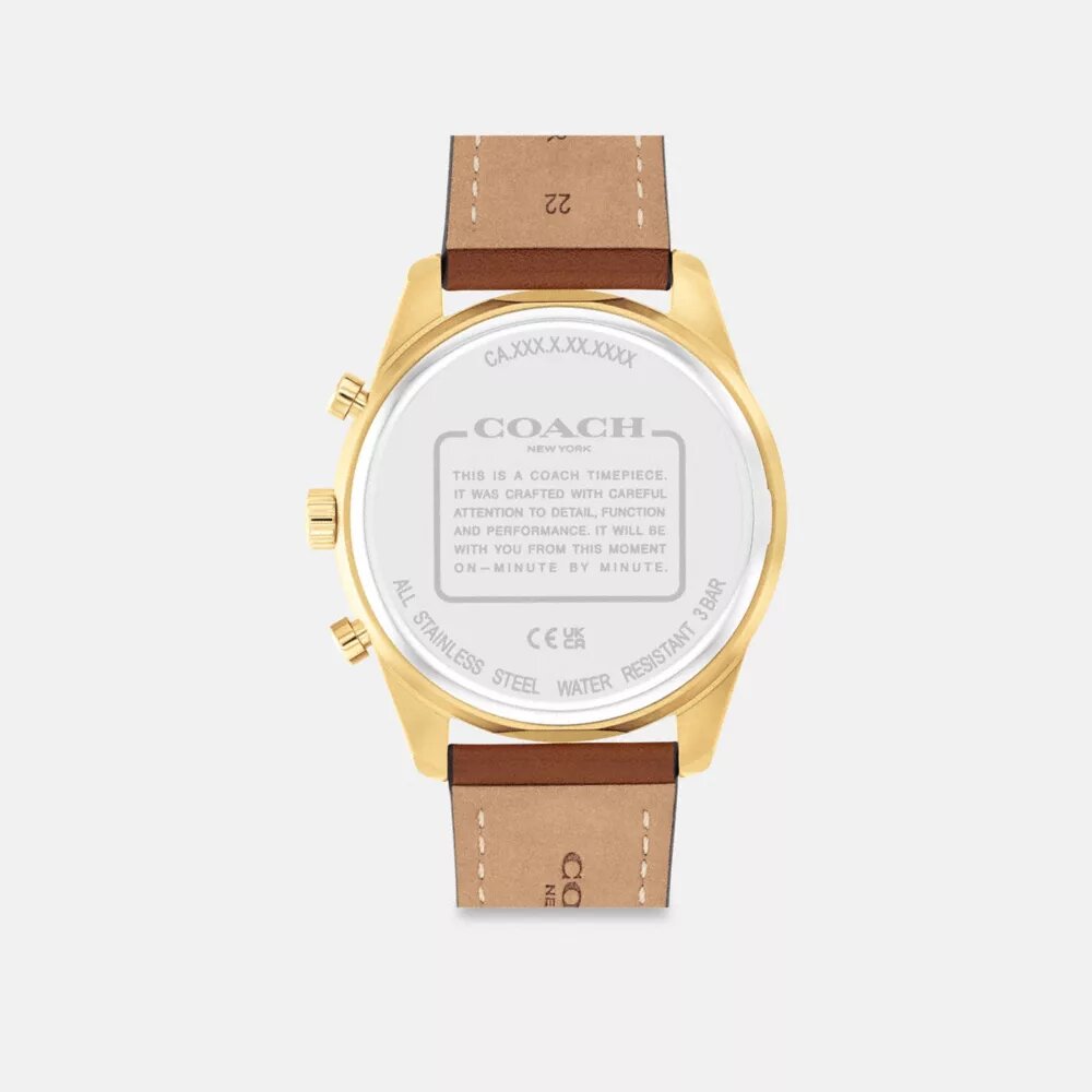 Montre chronographe Cole, 44 mm