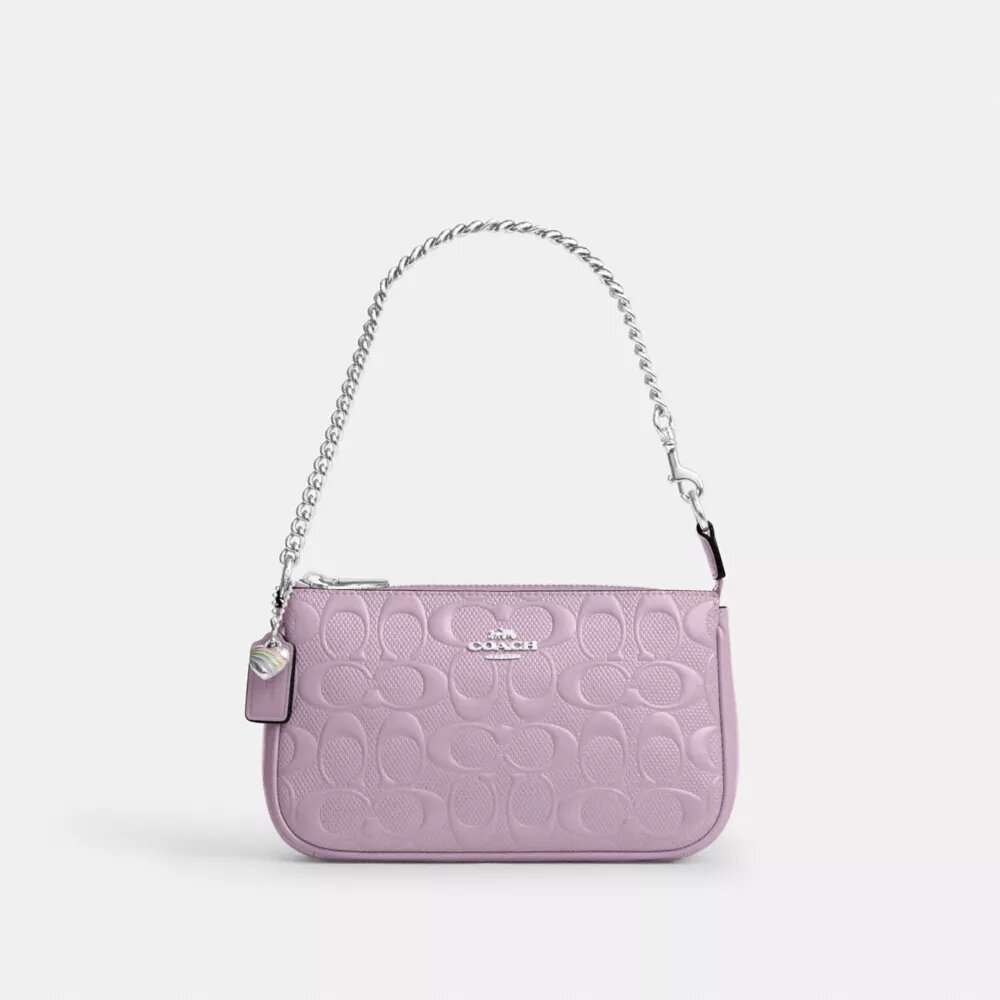 Nolita 19 en cuir signature avec breloque en forme de cœur