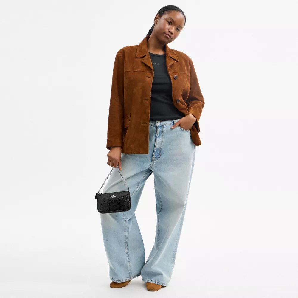 Nolita 19 en cuir signature avec breloque en forme de cœur