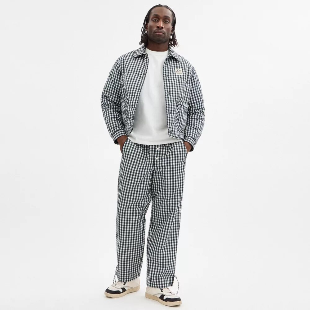 Pantalon à carreaux « Loop » de Coachtopia