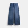 Pantalon de charpentier en denim signature, en Coton biologique